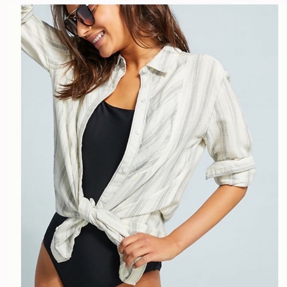 Anthropologie Lilka Windrift Button-Down Shirt - Picture 12 of 12